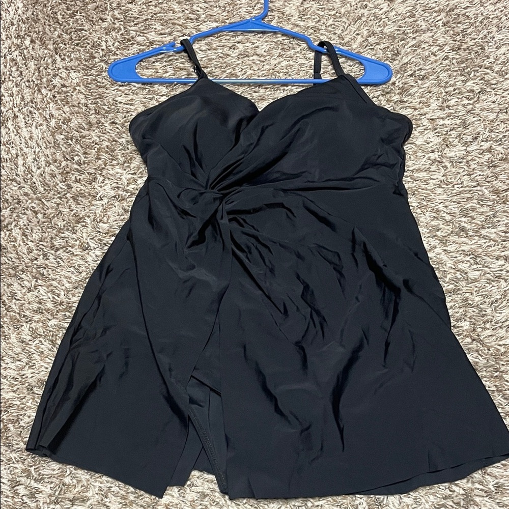 Women’s One Piece Black Swim Dress